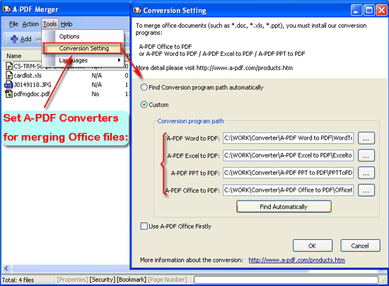 a-pdf merger converters